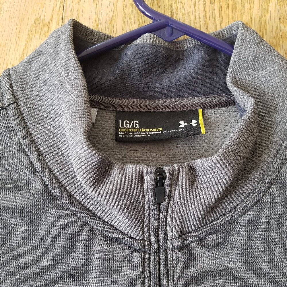 Under Armour Golf Storm Water Resistant 1/4 Zip Sweat Mens Size L 1290222